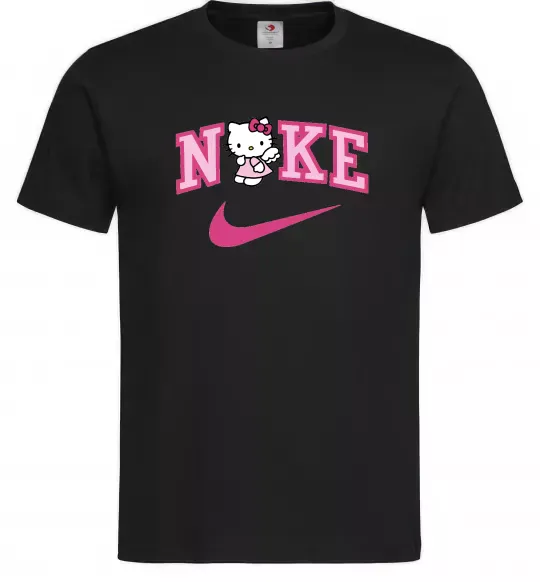 Мужская футболка Hello Kitty n1ke Черный фото