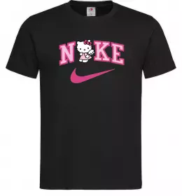 Чоловіча футболка Hello Kitty n1ke Чорний фото