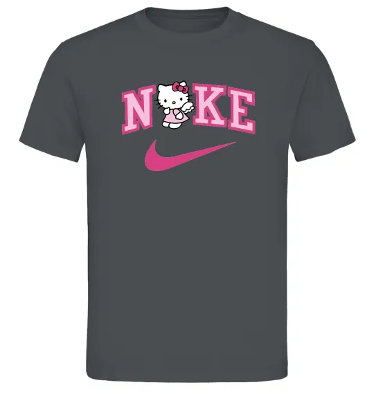 Мужская футболка Hello Kitty n1ke Графит фото