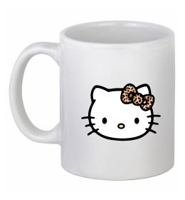 Чашка керамическая Hello kitty leopard