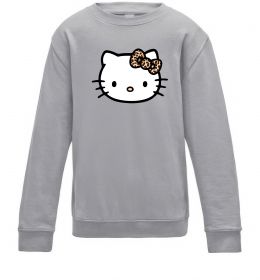 Детский Свитшот Hello kitty leopard