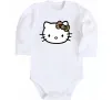 Детский боди Hello kitty leopard Белый фото