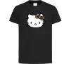 Детская футболка Hello kitty leopard Черный фото