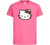 Детская футболка Hello kitty leopard Ярко-розовый фото