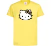 Детская футболка Hello kitty leopard Лимонный фото
