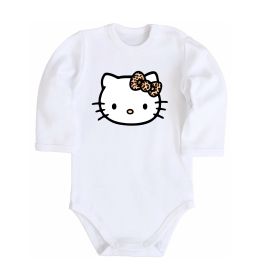 Детский боди Hello kitty leopard