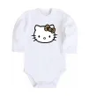 Дитячий бодік Hello kitty leopard Білий фото