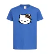 Дитяча футболка Hello kitty leopard Яскраво-синій фото