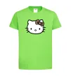 Дитяча футболка Hello kitty leopard Лаймовий фото