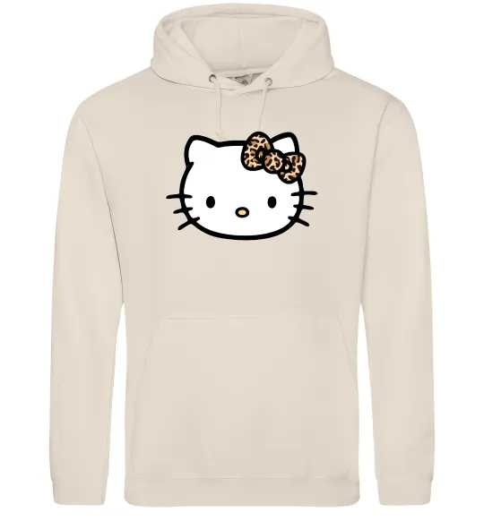 Женская толстовка (худи) Hello kitty leopard Таш фото