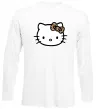 Лонгслів Hello kitty leopard Білий фото