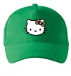 Кепка Hello kitty leopard Зеленый фото