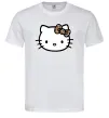 Мужская футболка Hello kitty leopard Белый фото