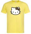 Мужская футболка Hello kitty leopard Лимонный фото