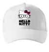 Кепка Hello kitty glasses Белый фото