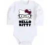 Детский боди Hello kitty glasses Белый фото