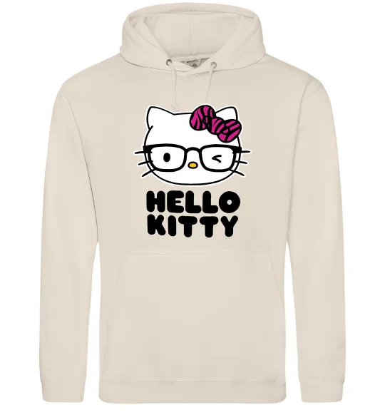 Женская толстовка (худи) Hello kitty glasses Таш фото
