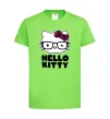 Дитяча футболка Hello kitty glasses Лаймовий фото
