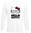 Лонгслив Hello kitty glasses Белый фото
