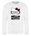 Свитшот Hello kitty glasses Белый фото