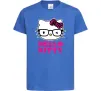 Дитяча футболка Hello kitty glasses Яскраво-синій фото