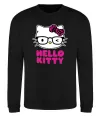 Свитшот Hello kitty glasses Черный фото
