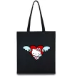 Еко-сумка Hello kitty cupid Чорний фото