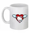 Чашка керамическая Hello kitty cupid Белый Чашка керамическая Hello kitty cupid Белый фото