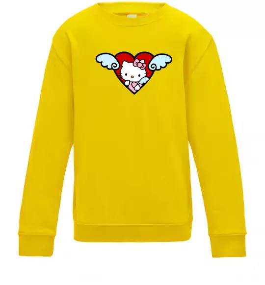 Детский Свитшот Hello kitty cupid Солнечно желтый фото