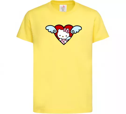 Детская футболка Hello kitty cupid Лимонный фото