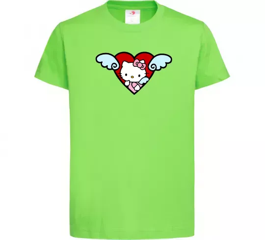 Детская футболка Hello kitty cupid Лаймовый фото