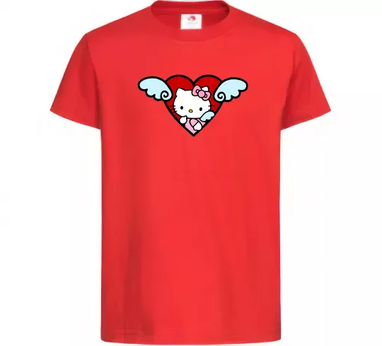 Детская футболка Hello kitty cupid Красный фото