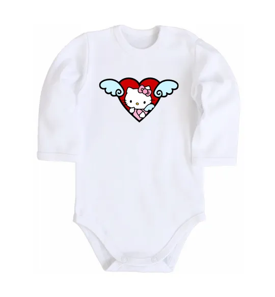 Дитячий бодік Hello kitty cupid Білий фото