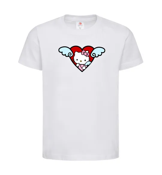 Дитяча футболка Hello kitty cupid Білий фото