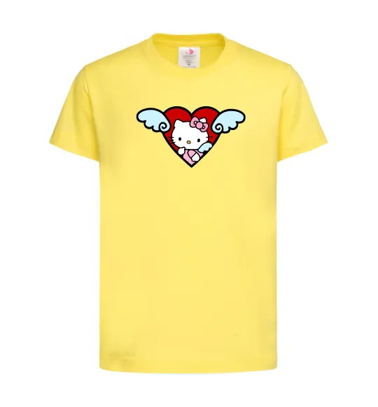 Дитяча футболка Hello kitty cupid Лимонний фото
