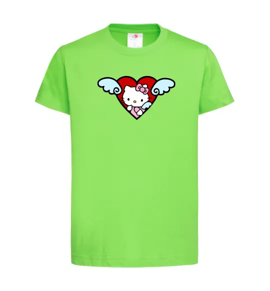 Дитяча футболка Hello kitty cupid Лаймовий фото