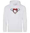 Мужская толстовка (худи) Hello kitty cupid Серый меланж фото