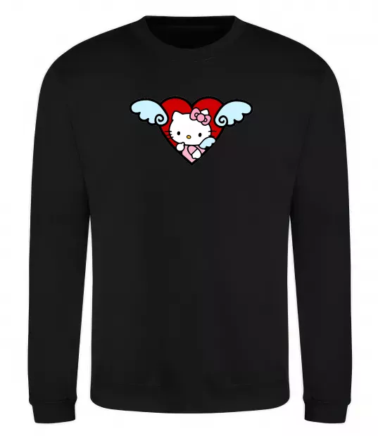 Світшот Hello kitty cupid Чорний фото