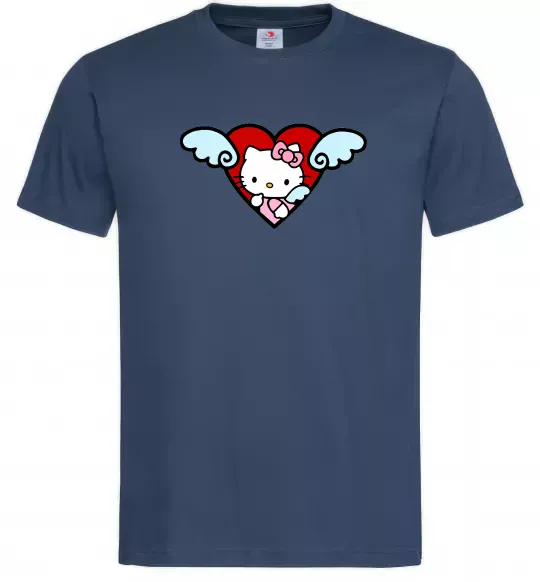 Чоловіча футболка Hello kitty cupid Темно-синій фото