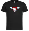 Чоловіча футболка Hello kitty cupid Чорний фото