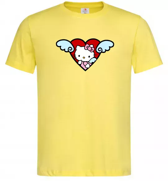 Чоловіча футболка Hello kitty cupid Лимонний фото
