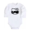 Дитячий бодік Hello kitty cool glasses Білий фото