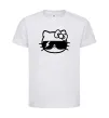 Детская футболка Hello kitty cool glasses Белый фото