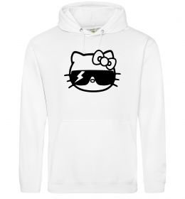Мужская толстовка (худи) Hello kitty cool glasses