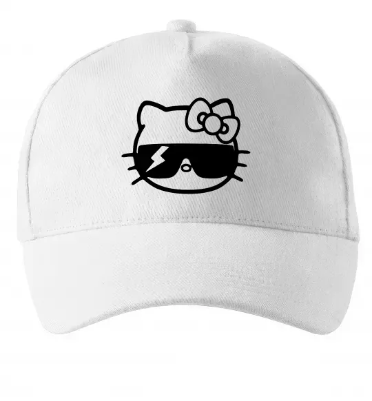 Кепка Hello kitty cool glasses Белый фото