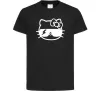 Детская футболка Hello kitty cool glasses Черный фото