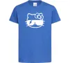 Детская футболка Hello kitty cool glasses Ярко-синий фото