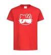 Детская футболка Hello kitty cool glasses Красный фото