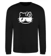 Світшот Hello kitty cool glasses Чорний фото