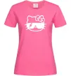 Жіноча футболка Hello kitty cool glasses Яскраво-рожевий фото